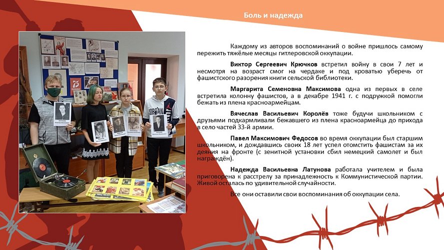 «Боль и надежда»